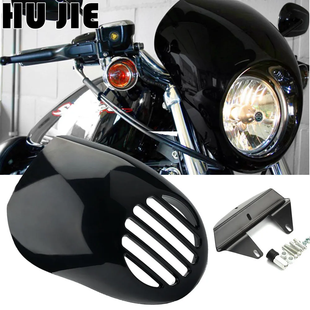 Motorcycle Headlight Fairing Mask Front Cowl Fork Mount For Harley Sportster Dyna FX XL 883
Motorcycle Headlight Fairing Mask Front Cowl Fork Mount For Harley Sportster Dyna FX XL 883