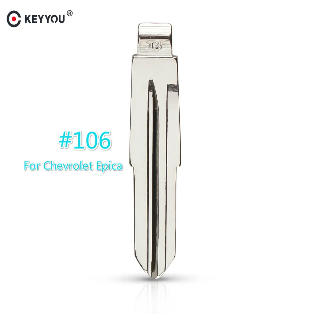 KEYYOU Metal Blank Uncut Flip KD Remote Key Blade Type #106 for chevrolet NO.106 Blade
KEYYOU Metal Blank Uncut Flip KD Remote Key Blade Type #106 for chevrolet NO.106 Blade