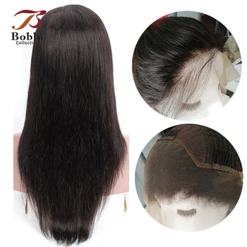 BOBBI COLLECTION Lace Front Human Hair Wigs Pre-Plucked Glueless Lace Front Wig Non Remy Indian Straight Hair Natural Color
BOBBI COLLECTION Lace Front Human Hair Wigs Pre-Plucked Glueless Lace Front Wig Non Remy Indian Straight Hair Natural Color