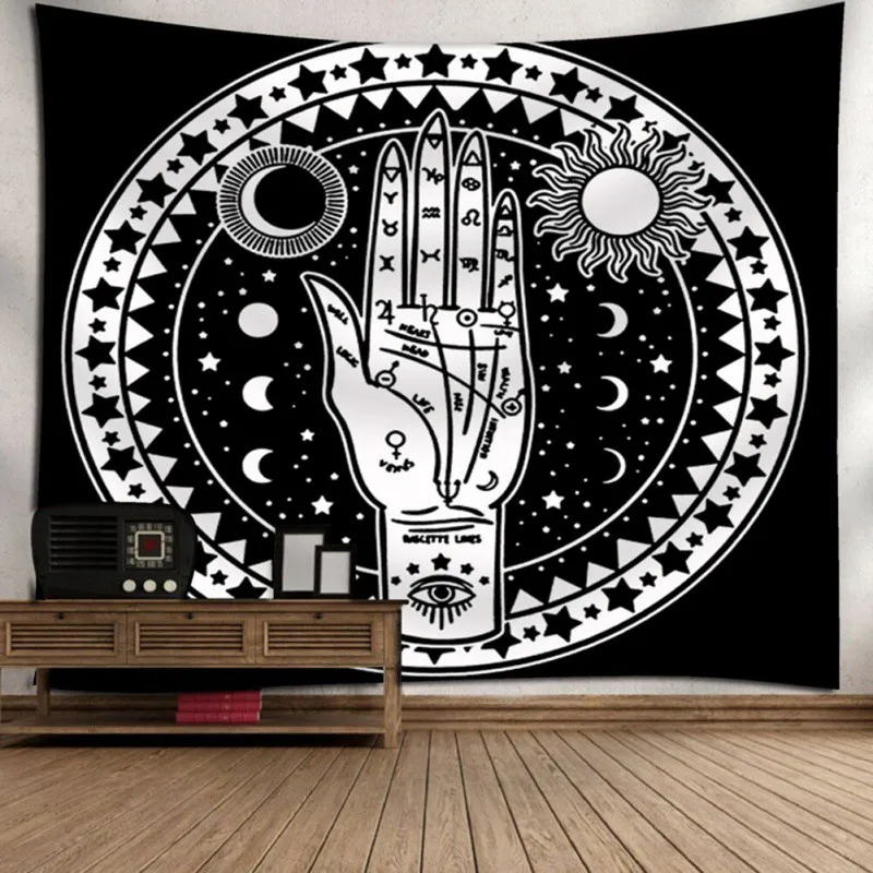 Mandala Bohemian Decorative Hippie Tapestry Fashion Mandala Tapestry Fresh Style Tarrot Sun Moon Pattern Blanket Home Decor
Mandala Bohemian Decorative Hippie Tapestry Fashion Mandala Tapestry Fresh Style Tarrot Sun Moon Pattern Blanket Home Decor