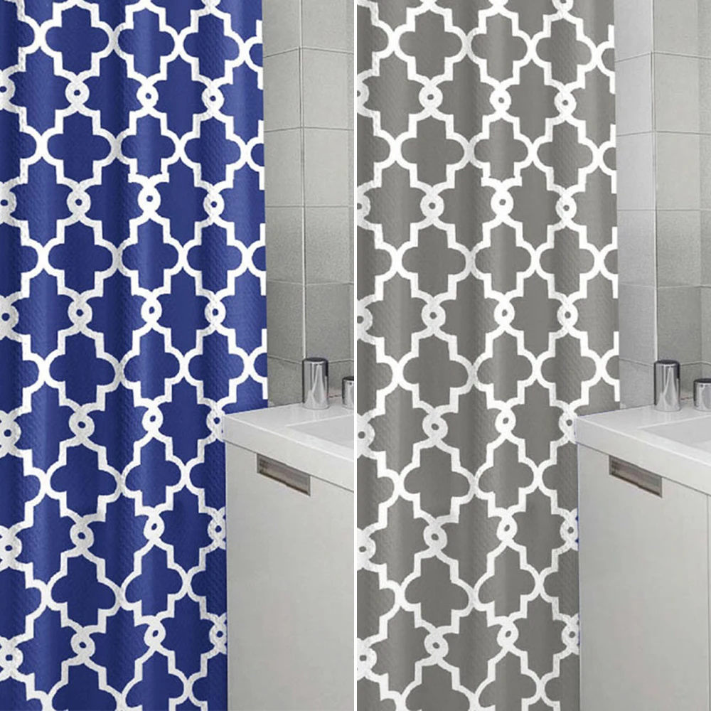 Shower Curtain Polyester Fabric Bath Curtain Waterproof PEVA Toilet Bathroom Curtain
Shower Curtain Polyester Fabric Bath Curtain Waterproof PEVA Toilet Bathroom Curtain