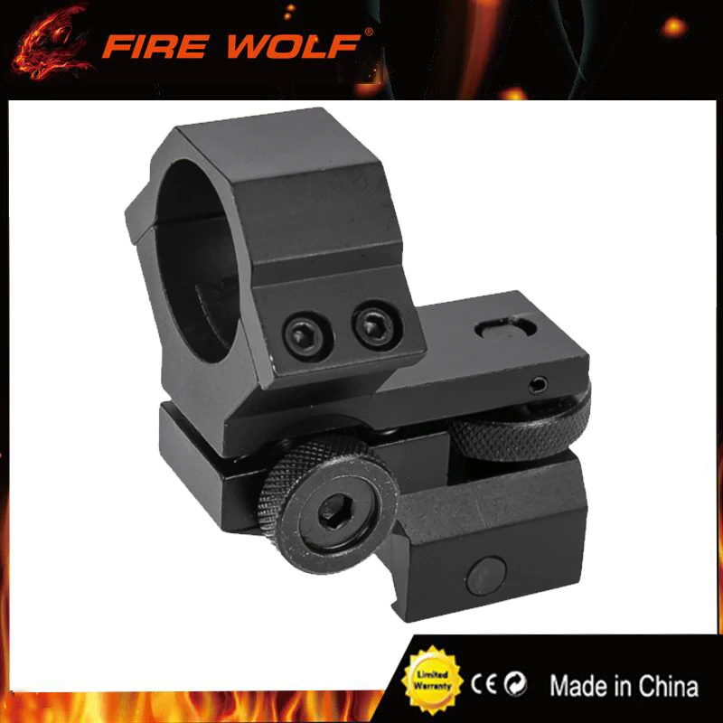 FIRE WOLF 25.4mm Ring Tactical Laser Sight Flashlight Rifle Scope Low Mount Adjustable Elevation Windage for 20mm Rail System
FIRE WOLF 25.4mm Ring Tactical Laser Sight Flashlight Rifle Scope Low Mount Adjustable Elevation Windage for 20mm Rail System