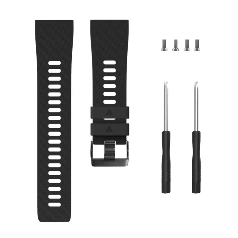 Silicone Watch Band Strap Pin Buckled Stainless Steel Wristband Replacement Accessories for Garmin Forerunner 35
Silicone Watch Band Strap Pin Buckled Stainless Steel Wristband Replacement Accessories for Garmin Forerunner 35