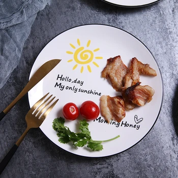 Dinner Plate Ceramic Platos Tray Christmas Plate Food Round Dish Container Tray Shop Dish Multi-Function Dinner Dessert Dish1pcs
Dinner Plate Ceramic Platos Tray Christmas Plate Food Round Dish Container Tray Shop Dish Multi-Function Dinner Dessert Dish1pcs