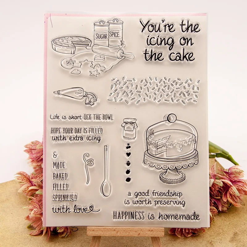 Sweet Ice Cake Words Transparent Clear Silicone Stamp for Seal DIY Scrapbooking Photo Album Decorative Clear Stamp Sheets
Sweet Ice Cake Words Transparent Clear Silicone Stamp for Seal DIY Scrapbooking Photo Album Decorative Clear Stamp Sheets