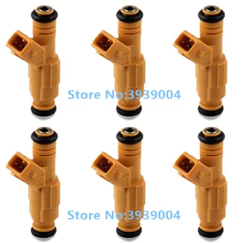 6PCS/Set Fuel Injectors For JEEP Cherokee Grand Cherokee Wrangler Comanche 1987-1998 4.0L REPLACE 0280155710 0280155700