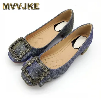 MVVJKE Spring Autumn Women Pumps Shoes Crystal High Heel Woman Shallow Square-heel Mid heel Shoes
MVVJKE Spring Autumn Women Pumps Shoes Crystal High Heel Woman Shallow Square-heel Mid heel Shoes
