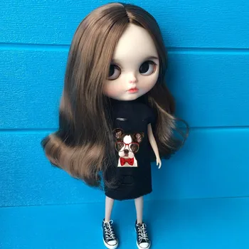 30cm Doll Clothes Blyth doll Black casual carton T-shirt for Barbi Shirt for 1/6 Pullip Doll Clothing Accessories for barbie
30cm Doll Clothes Blyth doll Black casual carton T-shirt for Barbi Shirt for 1/6 Pullip Doll Clothing Accessories for barbie