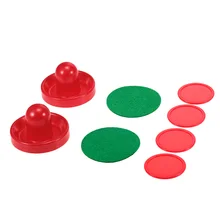 1 комплект Воздушный Хоккей 76 мм/96 мм пластиковый молоток толкатель шайба фетровый ползунок толкатель настольные игры запасные аксессуары ...(China)