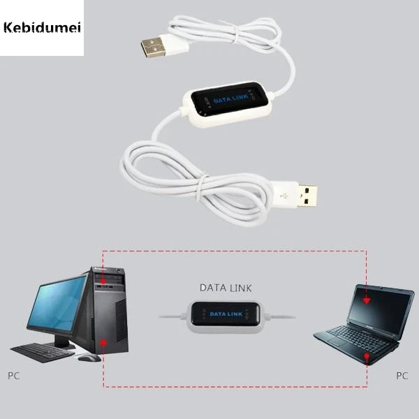 Kebidumei 165CM LED Display High Speed USB PC To PC Data Link Cable Online Share Direct Data Sync Net File Transfer Easy Copy
Kebidumei 165CM LED Display High Speed USB PC To PC Data Link Cable Online Share Direct Data Sync Net File Transfer Easy Copy