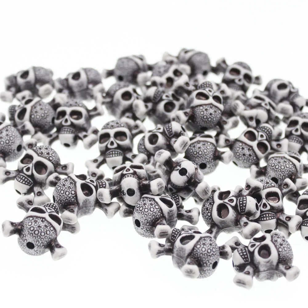 CHONGAI 25Pcs Many Color Acrylic Halloween Gothic Skull Beads For Jewelry Making 20mm (Double side)
CHONGAI 25Pcs Many Color Acrylic Halloween Gothic Skull Beads For Jewelry Making 20mm (Double side)