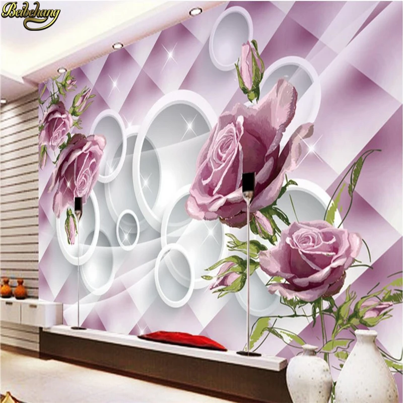 beibehang Custom Photo Wallpaper Mural Hand Painted Purple Rose 3D TV Wall wall papers home decor papel de parede infantil
beibehang Custom Photo Wallpaper Mural Hand Painted Purple Rose 3D TV Wall wall papers home decor papel de parede infantil