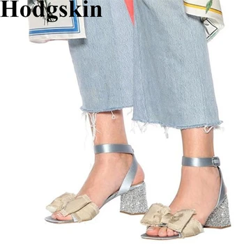 Elegant Butterfly-knot Satin Women Sandals Sequin Square Heels Open Toe Sandals Female Dress Party Slip On Women's Summer Shoes
Elegant Butterfly-knot Satin Women Sandals Sequin Square Heels Open Toe Sandals Female Dress Party Slip On Women's Summer Shoes