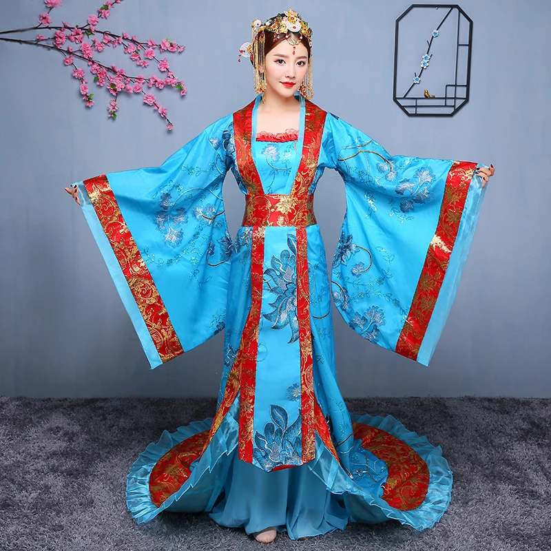 Chinese Traditional Princess Dance Costume for Stage Ancient Tang Dynasty Cosplay Clothing Women Fairy Perfroamnce Outfit 90
Chinese Traditional Princess Dance Costume for Stage Ancient Tang Dynasty Cosplay Clothing Women Fairy Perfroamnce Outfit 90