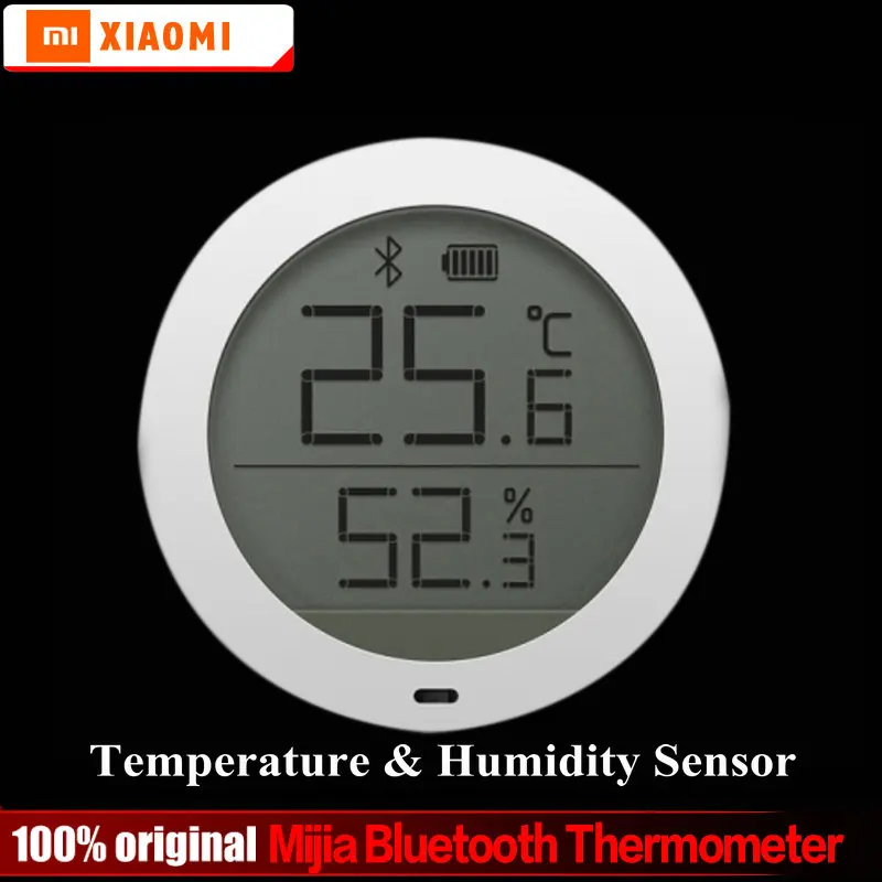 Xiaomi Mijia Bluetooth Temperature Humidity Sensor Digital Hygrothermograph Hygrometer Thermometer Moisture Meter LCD Screen
Xiaomi Mijia Bluetooth Temperature Humidity Sensor Digital Hygrothermograph Hygrometer Thermometer Moisture Meter LCD Screen