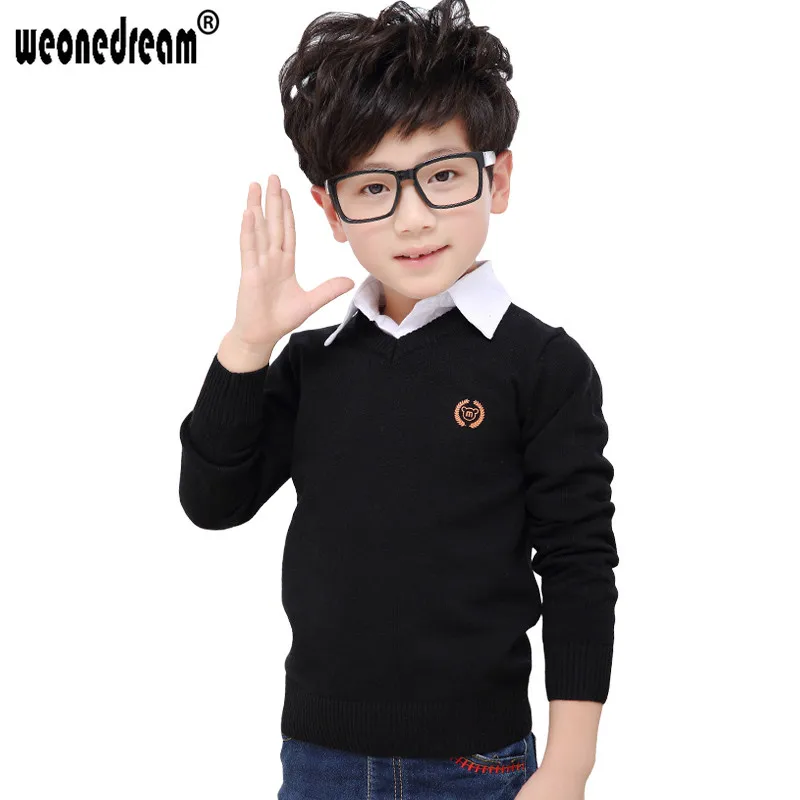 WEONEDREAM New Boys Winter Autumn 8 Colors Solid Sweater Baby Boy Clothes Casual V Neck Sweater Children Clothing Outerwear
WEONEDREAM New Boys Winter Autumn 8 Colors Solid Sweater Baby Boy Clothes Casual V Neck Sweater Children Clothing Outerwear
