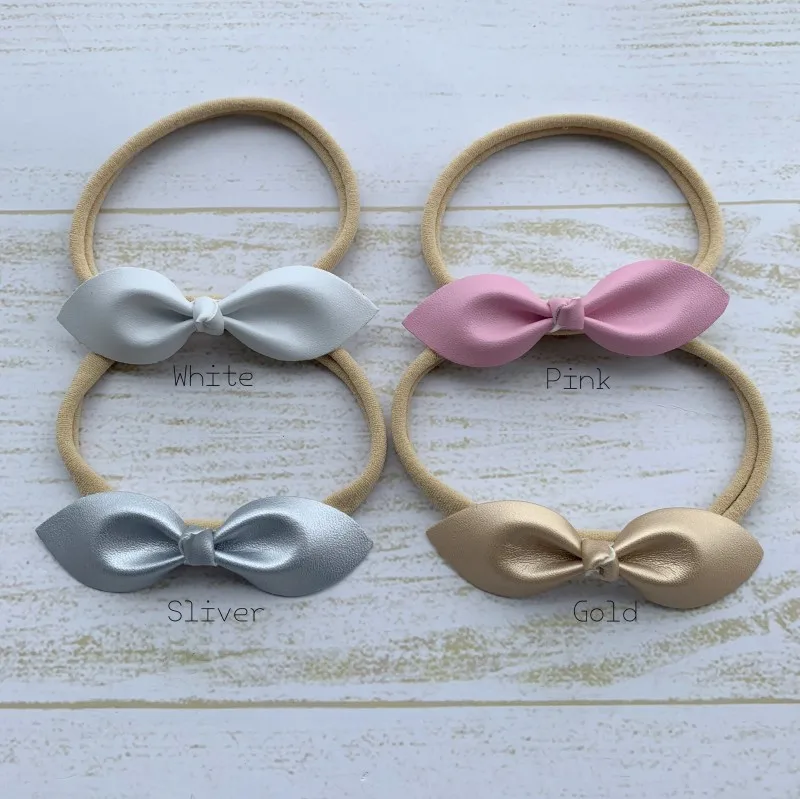 20pcs/lot Faux Leather Knot Bow Headband Nylon Hair Band For Babys One size fits More
20pcs/lot Faux Leather Knot Bow Headband Nylon Hair Band For Babys One size fits More