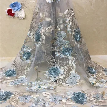 3D Beads Lace Fabric 2019 High Quality Mesh Embroidery Applique 3D Flower Tulle Nigerian Lace Fabrics For Bridal X5
3D Beads Lace Fabric 2019 High Quality Mesh Embroidery Applique 3D Flower Tulle Nigerian Lace Fabrics For Bridal X5