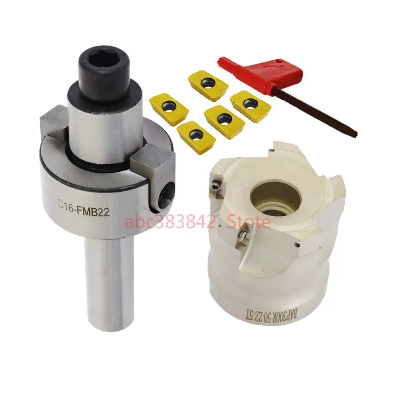 1set C16 FMB22 Shank + BAP300R 50 22 5T Face Milling CNC Cutter + 5pcs APMT1135 Inserts For Power Tool
1set C16 FMB22 Shank + BAP300R 50 22 5T Face Milling CNC Cutter + 5pcs APMT1135 Inserts For Power Tool