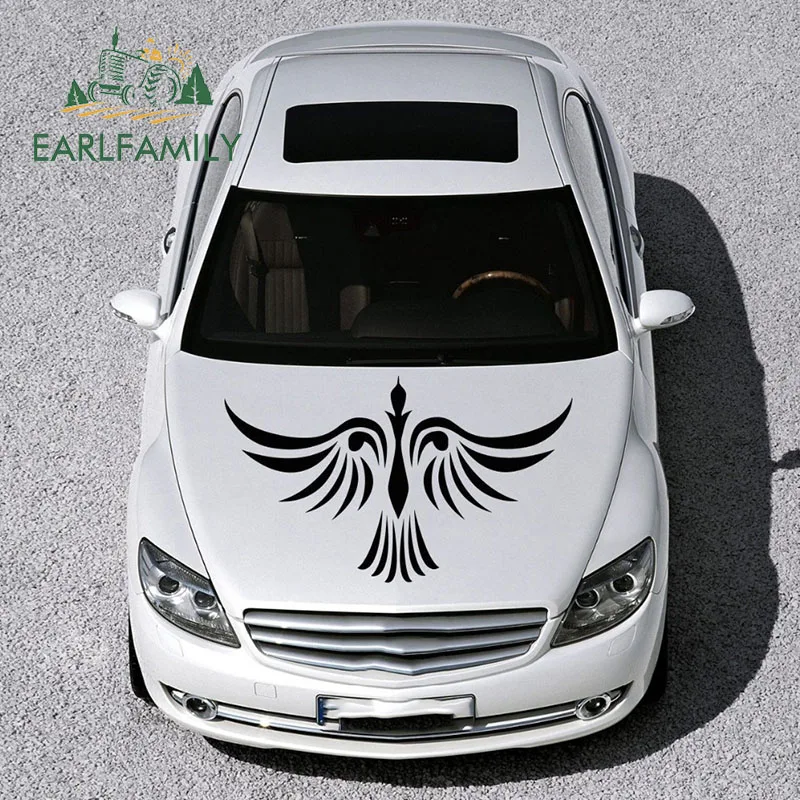 EARLFAMILY 89cm x 56cm Car Hood Vinyl Decal Graphics Big Car Head Stickers Murals Design Phoenix Bird Tattoo Funny Car Styling
EARLFAMILY 89cm x 56cm Car Hood Vinyl Decal Graphics Big Car Head Stickers Murals Design Phoenix Bird Tattoo Funny Car Styling