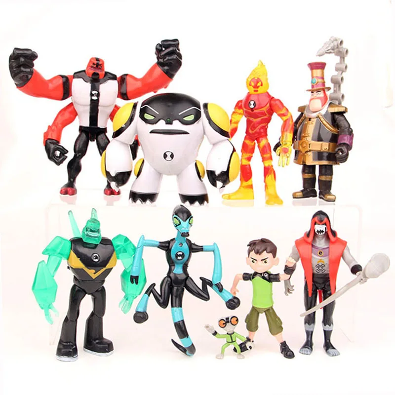 9Pcs/set Ben 10 Garage Kit Action Figures Toy Surprise Gifts For Kids Model Toys Collectible Model Loose Toy Ornaments Doll
9Pcs/set Ben 10 Garage Kit Action Figures Toy Surprise Gifts For Kids Model Toys Collectible Model Loose Toy Ornaments Doll