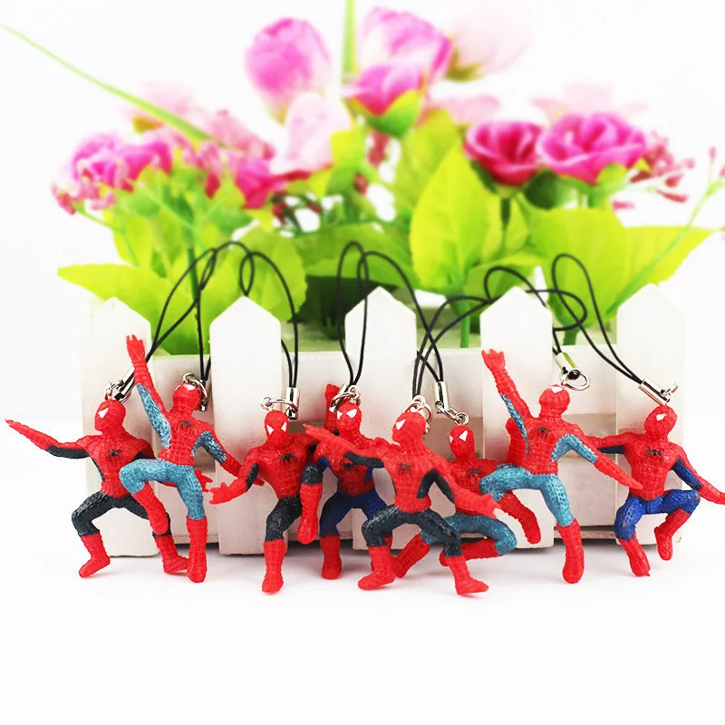8Pcs/Set SpiderMan Figure Pendants The Spider Man PVC Doll Figures Toys Phone Strap
8Pcs/Set SpiderMan Figure Pendants The Spider Man PVC Doll Figures Toys Phone Strap
