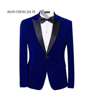 Mens Velvet Slim Fit Peak Lapel Jacket Formal Casual Suit Coat One Button Grooms Evening Prom Blazer Mens Business Coat Blue
Mens Velvet Slim Fit Peak Lapel Jacket Formal Casual Suit Coat One Button Grooms Evening Prom Blazer Mens Business Coat Blue