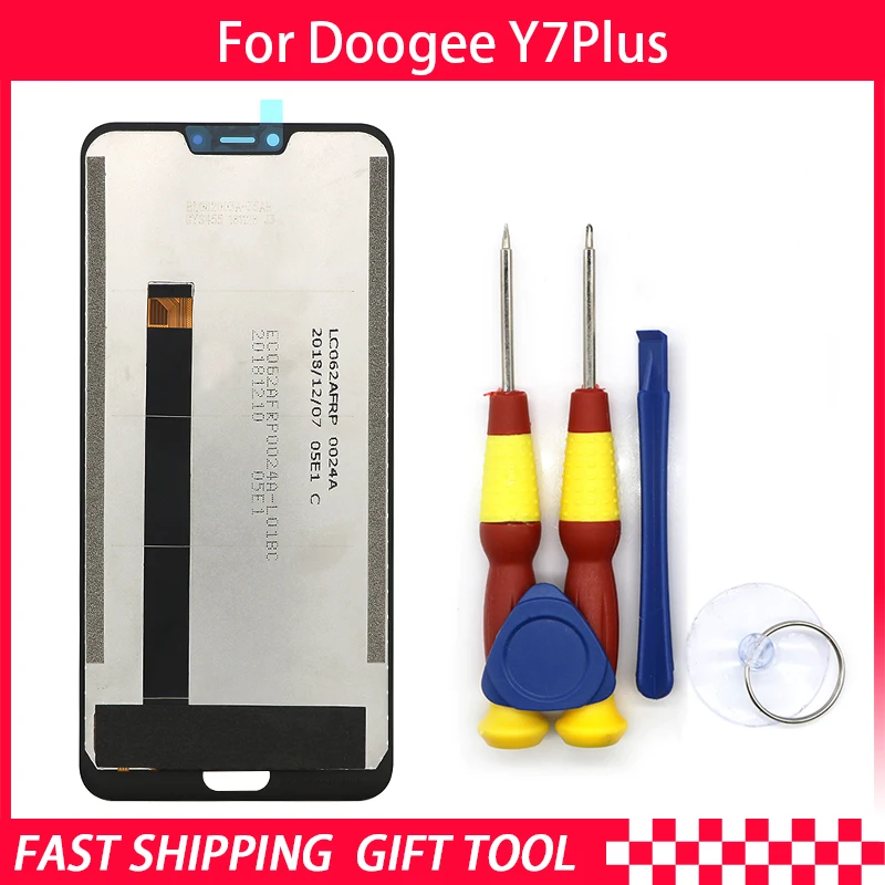 New original Touch Screen LCD Display LCD Screen For DOOGEE Y7 Plus Replacement Parts + Disassemble Tool+3M Adhesive
New original Touch Screen LCD Display LCD Screen For DOOGEE Y7 Plus Replacement Parts + Disassemble Tool+3M Adhesive