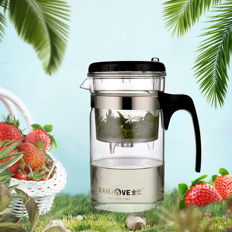 200ml 500ml 1000ml KAMJOVE Heat-resistant Glass Elegant Cup Teapot Kungfu Tea sets Flower Mug Cup Bottle with Press Button
200ml 500ml 1000ml KAMJOVE Heat-resistant Glass Elegant Cup Teapot Kungfu Tea sets Flower Mug Cup Bottle with Press Button