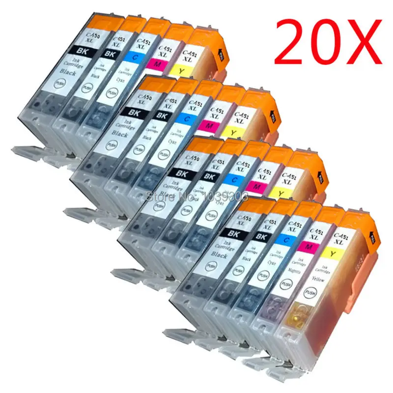 20x PGI450 CLI 451 ink Cartridge Compatible for Canon IP7240 MG5540 MG6440 MG6640 MG5640 MX924 MX724 IX6840 for Ukraine Middle E
20x PGI450 CLI 451 ink Cartridge Compatible for Canon IP7240 MG5540 MG6440 MG6640 MG5640 MX924 MX724 IX6840 for Ukraine Middle E