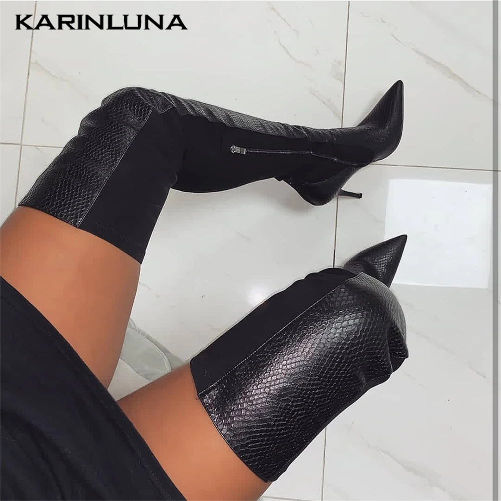 INS hot pointed toe lady high heels shoes woman casual party sexy autumn winter Thigh High over the knee boots 
INS hot pointed toe lady high heels shoes woman casual party sexy autumn winter Thigh High over the knee boots