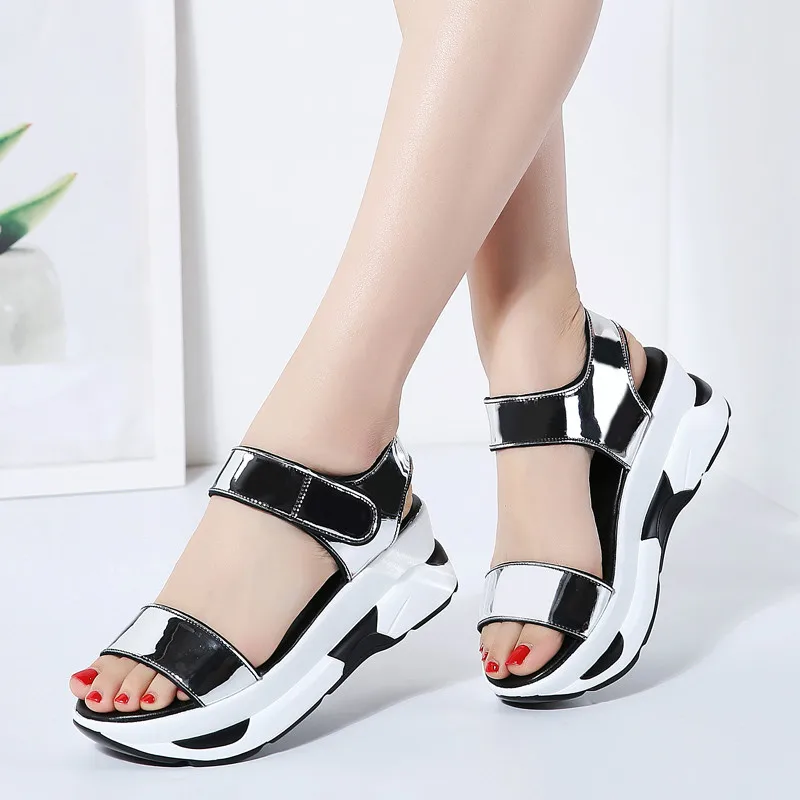 2019 Summer women high platform Sandals wedge sandals women beach flip flops ladies slingback high heel sandals shoes 7588
2019 Summer women high platform Sandals wedge sandals women beach flip flops ladies slingback high heel sandals shoes 7588