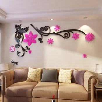 New arrival 3D Flower Arcylic Wall stickers TV Background Wall decoration DIY art home decor Home Fashion decor stickers
New arrival 3D Flower Arcylic Wall stickers TV Background Wall decoration DIY art home decor Home Fashion decor stickers