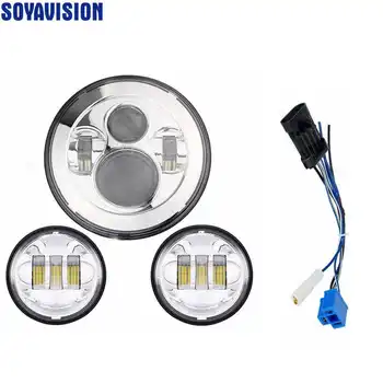 1 set 7" Motor Headlight H4 Hi/Low Beam + 30w Motorcycle Fog Light Dual 4.5" - 4 1/2"Auxiliary LED Fog Lights Bulb for Harley
1 set 7" Motor Headlight H4 Hi/Low Beam + 30w Motorcycle Fog Light Dual 4.5" - 4 1/2"Auxiliary LED Fog Lights Bulb for Harley