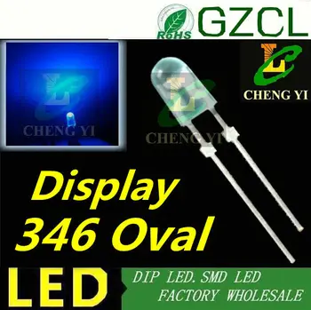 LED display DIP LED Blue Oval 346 led diode diffused 3mm oval leds 80-90 degree view angle
LED display DIP LED Blue Oval 346 led diode diffused 3mm oval leds 80-90 degree view angle