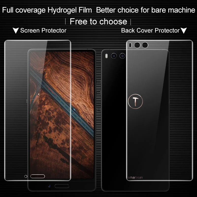 Full coverage for 2018 Smartisan Nut 3 Full Screen protector back Film Imak All Standing Hydrogel Protective full body film
Full coverage for 2018 Smartisan Nut 3 Full Screen protector back Film Imak All Standing Hydrogel Protective full body film