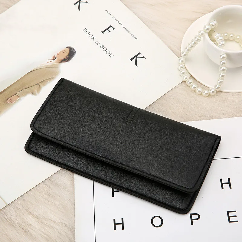 Sewing Line Decoration European and American Style Long Wallet New Temperament Buckle Card Soft Leather Wallet Female
Sewing Line Decoration European and American Style Long Wallet New Temperament Buckle Card Soft Leather Wallet Female