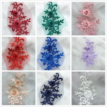 10Piece New Red Three-dimensional Embroidered Flower Lace Wedding Dress DIY Clothing Accessories
10Piece New Red Three-dimensional Embroidered Flower Lace Wedding Dress DIY Clothing Accessories