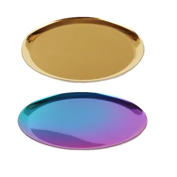 Luxury Round Stainless Vanity Trays Pen Holder 11-Inch Bathroom Dresser Kitchen Jewelry Desk Organizer Tray Stationery Holder
Luxury Round Stainless Vanity Trays Pen Holder 11-Inch Bathroom Dresser Kitchen Jewelry Desk Organizer Tray Stationery Holder