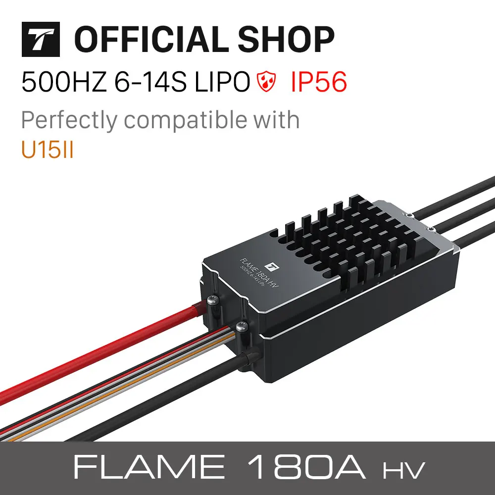 T-motor ALPHA 180A HV 4-16s FOC ESC For Helicopter Multi-rotor Quadcopter UAV RC Drones match U15 KV80
T-motor ALPHA 180A HV 4-16s FOC ESC For Helicopter Multi-rotor Quadcopter UAV RC Drones match U15 KV80