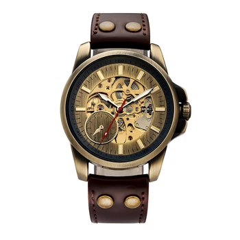 SHENHUA Mens Casual Sport Watch Genuine Leather Top Brand Luxury Army Military Automatic Men's Wrist Watch Skeleton Clock
SHENHUA Mens Casual Sport Watch Genuine Leather Top Brand Luxury Army Military Automatic Men's Wrist Watch Skeleton Clock