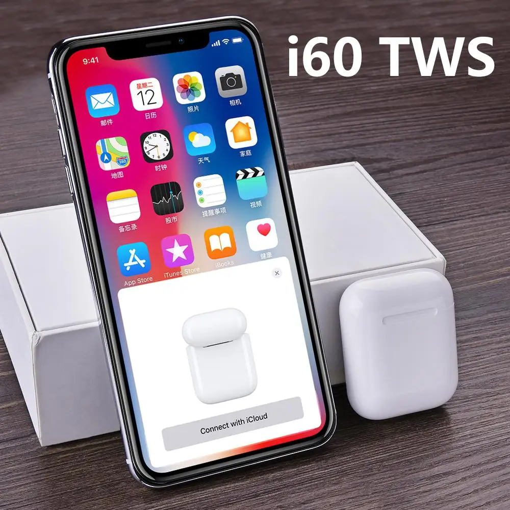 EastVita i60 TWS 1:1 Air Wireless Bluetooth Earphone Headset Separate Use Bass Earphones QI Earphone Earbuds
EastVita i60 TWS 1:1 Air Wireless Bluetooth Earphone Headset Separate Use Bass Earphones QI Earphone Earbuds