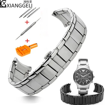 Watch accessories men's stainless steel strap For Armani AR4663 /2434 /2448 steel bracelet 22mm Silver sports waterproof strap
Watch accessories men's stainless steel strap For Armani AR4663 /2434 /2448 steel bracelet 22mm Silver sports waterproof strap