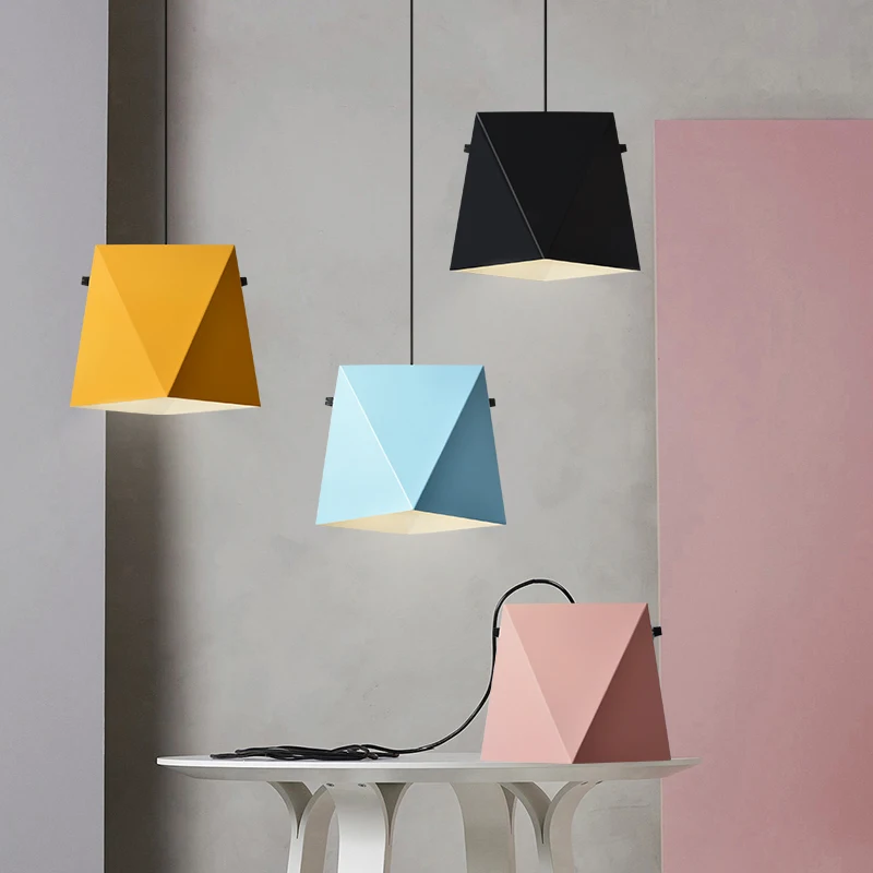 Nordic creative light Macarons colors Pendant light Nordic minimalist modern Pendant lamp restaurant cafe bar Lighting iron
Nordic creative light Macarons colors Pendant light Nordic minimalist modern Pendant lamp restaurant cafe bar Lighting iron