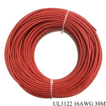American standard ul3122 16awg woven high temperature and high pressure 200 °C silica gel fiberglass 10M/30M Red Line
American standard ul3122 16awg woven high temperature and high pressure 200 °C silica gel fiberglass 10M/30M Red Line