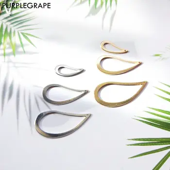 PURPLEGRAPE Minimalism Japan and South Korea Metal Water Drop Ring Link Earrings DIY Handmade Wholesale 6 Pack
PURPLEGRAPE Minimalism Japan and South Korea Metal Water Drop Ring Link Earrings DIY Handmade Wholesale 6 Pack