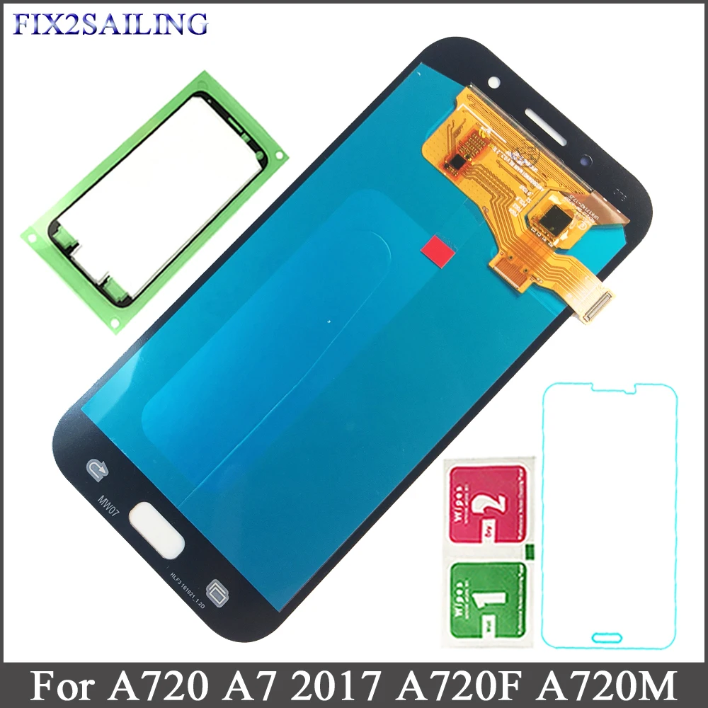 FIX2SAILING Super AMOLED LCD Display For Samsung Galaxy A7 2017 A720 A720F A720M A720Y LCD Touch Screen Digitizer Assembly
FIX2SAILING Super AMOLED LCD Display For Samsung Galaxy A7 2017 A720 A720F A720M A720Y LCD Touch Screen Digitizer Assembly