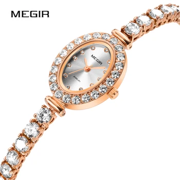 MEGIR Women Watch Brass Waterproof Light Weight Fashion Diamond Romantic Luxury Casual Current Wristwatch Clock Reloj Mujer
MEGIR Women Watch Brass Waterproof Light Weight Fashion Diamond Romantic Luxury Casual Current Wristwatch Clock Reloj Mujer