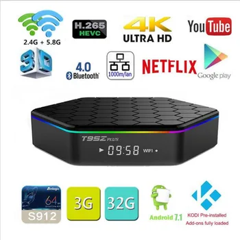 leelbox t95z plus tv box android 7.1 amlogic s912 3gb 32gb netflix 2.4G/5GHz WiFi BT4.0 Smart TV BOX set top box
leelbox t95z plus tv box android 7.1 amlogic s912 3gb 32gb netflix 2.4G/5GHz WiFi BT4.0 Smart TV BOX set top box