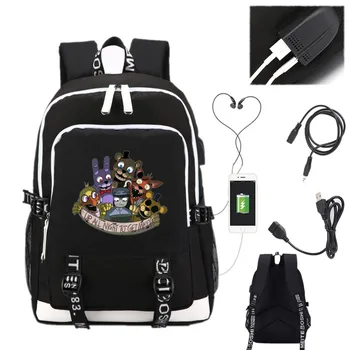 Five Nights At Freddy's Cartoon Backpack multifunction USB charging Backpack Chica Foxy Bonnie School Bag Travel Shoulders Bags
Five Nights At Freddy's Cartoon Backpack multifunction USB charging Backpack Chica Foxy Bonnie School Bag Travel Shoulders Bags